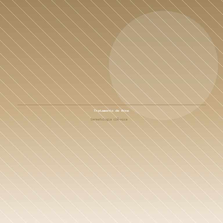 Tratamento de Acne